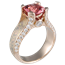 Juicy Light Engagement Ring with Spinel