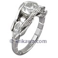 Dragonfly Engagement Ring with Rubies Dragonfly Engagement Ring with Rubies