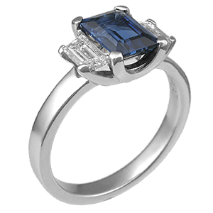 Three Stone Engagement Ring