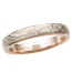 Champagne Mokume Wedding Band, 3mm