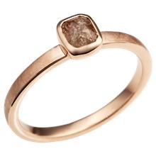 Delicate Stacking Ring in Rose Gold