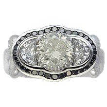 Queen of Everything Luxury Engagement Ring - top view