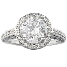 Regal Engagement Ring - top view