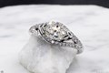 Bypass Marquise Engagement Ring