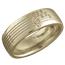Yellow Gold Musical Phrase Wedding Ring