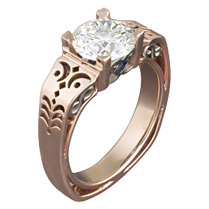 Designer Diamond Engagement Ring