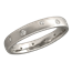 Scattered Diamond Wedding Band, 3mm Wide