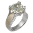 Juicy Light Unique Engagement Ring with Yellow Sapphire