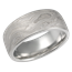 Unusual Platinum Mokume Gane Wedding Band