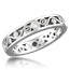 Filigree Diamond Wedding Band