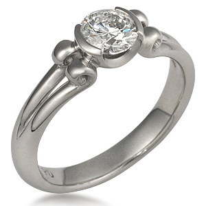 Unique Sculptural Engagement Ring