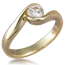Modern Diamond Engagement Ring