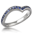 Unique Sapphire Wedding Band