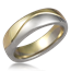 Two Tone Wedding Band