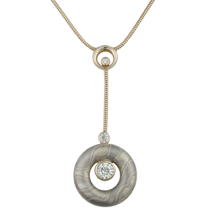 Mokume Pendant