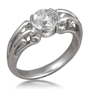 Artistic Engagement Ring