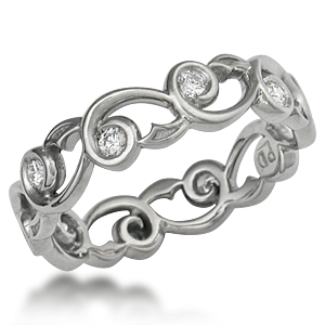 Floral Wedding Band
