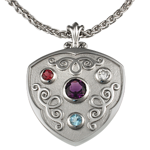 Pendant with Birthstones