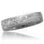 Unusual Mokume Diamond Wedding Ring