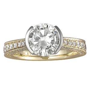 Pave Engagement Ring 