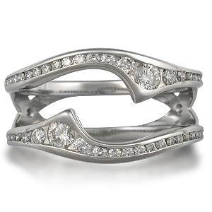 Diamond Accented Engagement Ring Enhancer