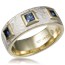 Mokume Prince Crown Wedding Band Mokume Diamond Wedding Band