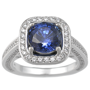 Pave Engagement Ring 