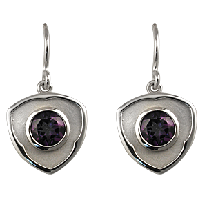 Unique Amethyst Earrings