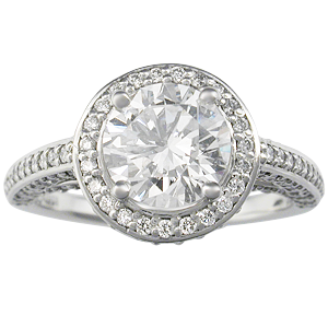 Pave Engagement Ring