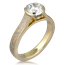 Unique Mokume Gane Engagement Ring