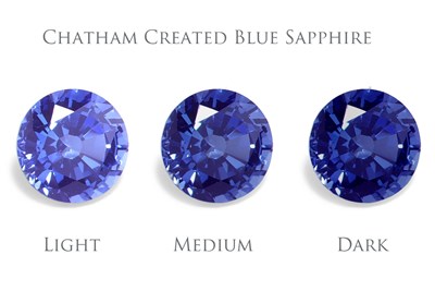 Chatham blue sapphires