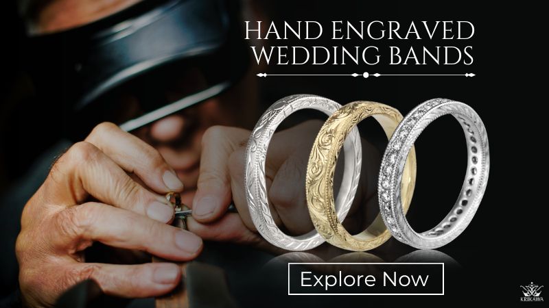 Hand Engraved Wedding Bands