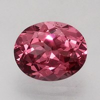 oval pink spinel
