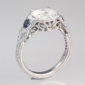 Custom Vintage Engagement Ring