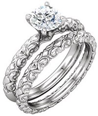 western engagement ring