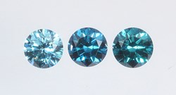 Color Enhanced Blue Diamonds
