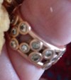rose gold bezel diamond ring
