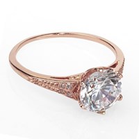 rose gold soliaire