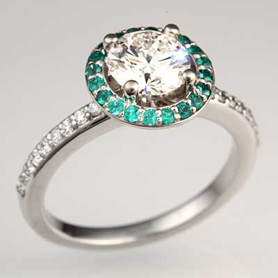 How much are emerald engagement rings