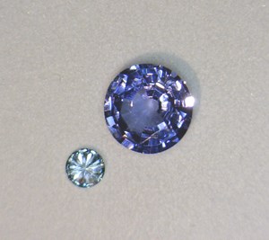 Blue Stones side by side