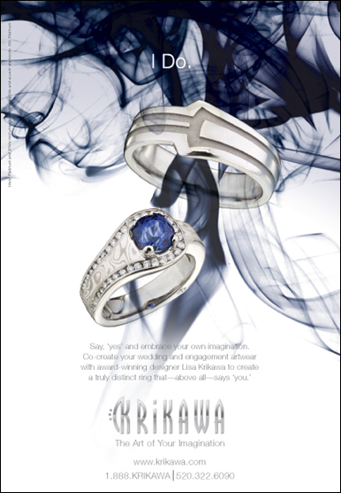 Mokume Embrace Engagement Ring Ad