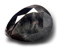 Pear Shaped Black Diamond