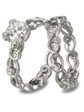 Award-Winning Delicate Leaf Bridal Set
