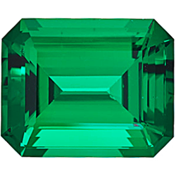 Emerald Cut Lab Created Emerald