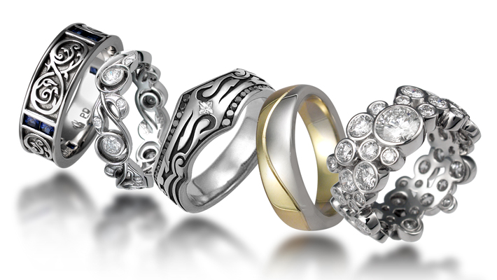 Womens unusual wedding rings
