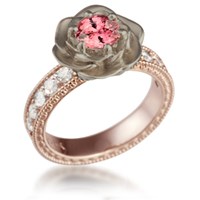 vintage rose engagement ring variation