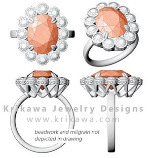 Large Oval Diamond Cocktail Ring Design Large Oval Diamond Cocktail Ring Design