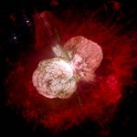 exploding red giant star