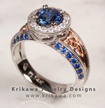 Vintage Sapphire Engagement Ring