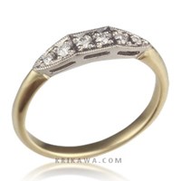 Custom Wedding Band for Heirloom Engagement Ring